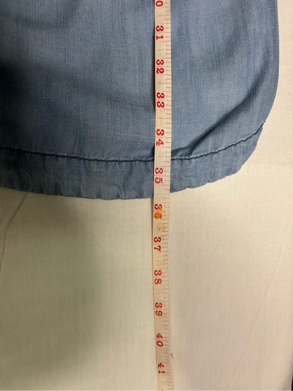 J. Crew Light Blue Denim Tunic Dress